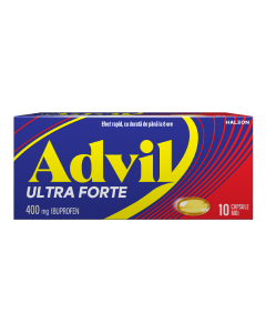 Advil Ultra Forte, 400 mg, 10 capsule, Haleon