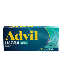 Advil Ultra 200mg, 10 capsule moi, Haleon