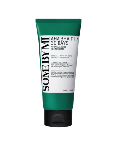 Spuma curatare ten Aha-Bha-Pha 30 Days Miracle Acne Clear Foam, 50ml, Some By Mi