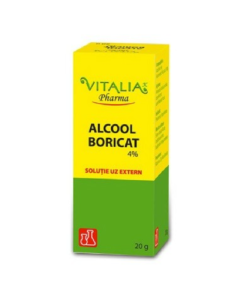 Alcool Boricat, 4%, 20 g, Vitalia