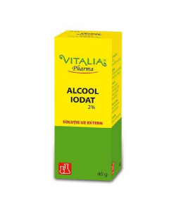 Alcool Iodat 2%, 40g, Vitalia