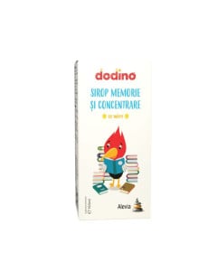 Sirop memorie si concentrare Dodino, 150 ml, Alevia 