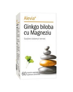 Alevia GINKGO BILOBA CU MAGNEZIU, 60 caps