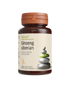 Alevia Ginseng siberian, 30 comprimate
