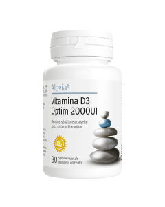 Vitamina D3 Optim 2000UI, 30 capsule, Alevia