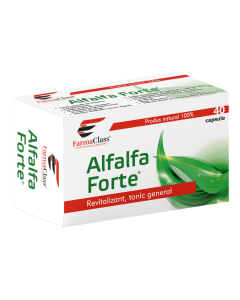 Alfalfa Forte, 40 capsule, FarmaClass