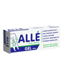 ALLE gel, 10 mg + 500 UI/g, 100 g