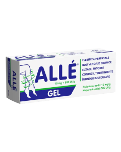 Alle gel, 10 mg + 500 UI/g, 50 g