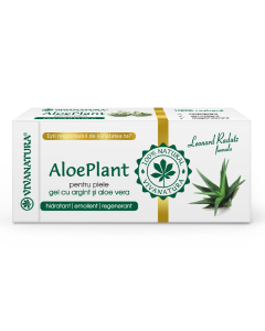 Gel pentru piele cu argint si aloe vera Aloe Plant, 20 ml, Vivanatura