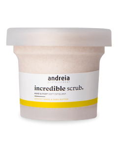 Exfoliant pentru maini si picioare Incredible Scrub, 200 ml, Andreia Professional