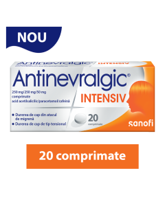 Antinevralgic Intensiv, 20 comprimate, Sanofi