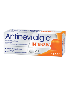 Antinevralgic Intensiv, 20 comprimate, Sanofi