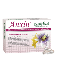 Anxin, 20 capsule, Plant Extrakt