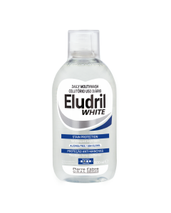 Apa de gura anti-pete, 500 ml, Eludril White