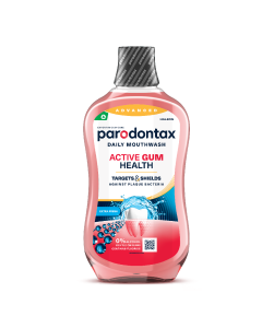 Apa de gura fara alcool Active Gum Health Fresh Mint, 500 ml, Parodontax