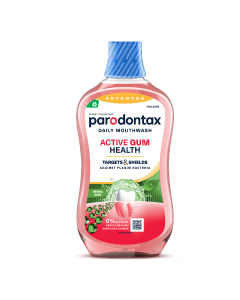 Apa de gura fara alcool Active Gum Health Herbal Mint, 500 ml, Parodontax