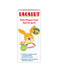 Apa de gura pentru copii Kids Plaque Test, 300 ml, Lacalut