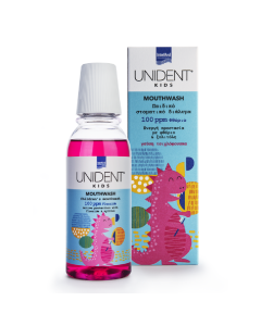 Apa de gura pentru copii Unident Kids, 250 ml, Intermed