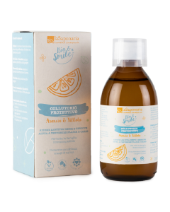 Apa de gura protectoare cu portocala si xilitol, 250ml, La Saponaria