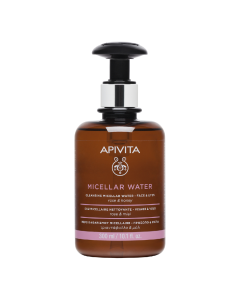 Apa micelara demachianta cu trandafir si miere, 300 ml, Apivita