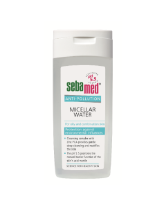 Apa micelara pentru ten gras și combinat Anti-Pollution, 200 ml, Sebamed