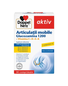 Articulatii mobile Glucozamina 1200, 30 comprimate, Doppelherz