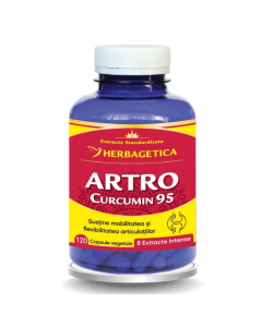 Artro+ Curcumin 95, 120 capsule, Herbagetica