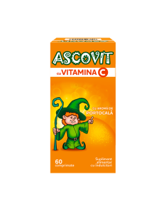Ascovit 100 mg orange, 60 comprimate