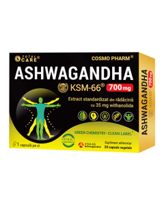 Ashwaganda KSM-66, 700 mg, 30 capsule, Cosmo Pharm