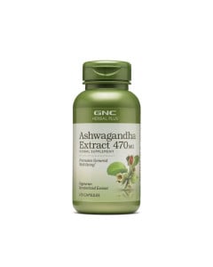 Ashwagandha Herbal Plus 470mg, 100 capsule, GNC
