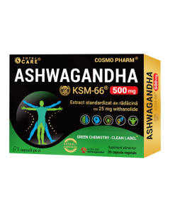Ashwagandha KSM-66 500mg, 30 capsule, Cosmo Pharm