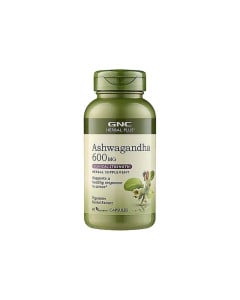 Ashwagandha Herbal Plus  600mg, 60 capsule, GNC