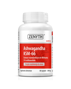 Ashwaghanda KSM-66 300 mg, 60 capsule, Zenyth