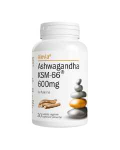 Ashwagandha KSM-66 600 mg, 30 capsule, Alevia