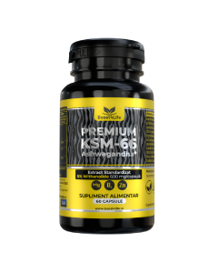 Ashwagandha KSM-66 Premium, 600 mg, 60 capsule vegane, Boost4Life