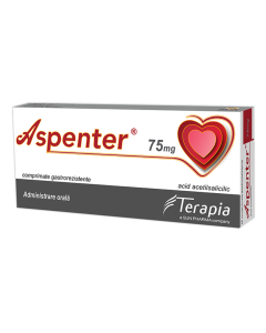 Aspenter, 75 mg, 28 comprimate gastrorezistente, Terapia