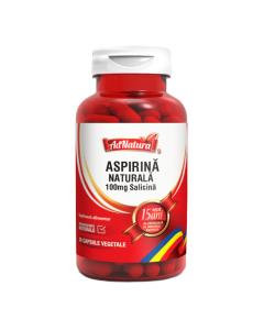 Aspirina Naturala, 60 capsule, AdNatura