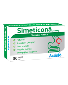 Simeticona 240 mg, 30 capsule moi, Assista 