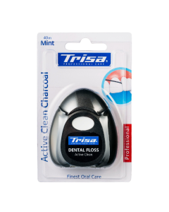 Ata dentara Active Clean Charcoal, 40 m, Trisa