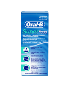 Oral B Ata dentara Superfloss, 50m