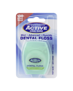 Ata dentara ceruita cu Fluor si aroma de Menta, 100 m, Beauty Formulas