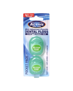 Ata dentara activa ceruita cu Fluor, 2*12 m, Beauty Formulas