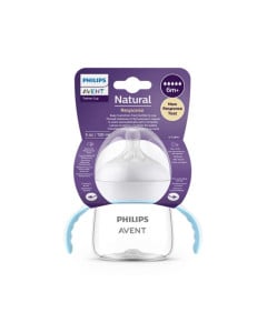 Cana tranzitie Natural Response, tetina debit rapid, 6luni+, SCY263/61, 150ml, Philips Avent