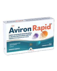 Aviron Rapid, 24 comprimate filmate, Sun Wave Pharma