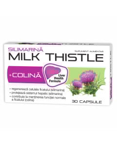 Milk Thistle Silimarina, 30 capsule