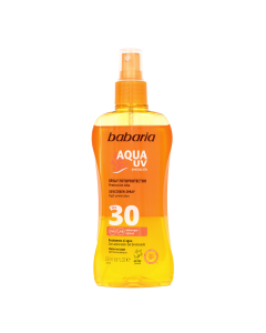 Spray bifazic pentru corp cu protectie solara SPF30, 200 ml, Babaria