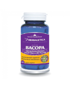Bacopa, 60 capsule vegetale, Herbagetica
