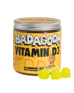 Vitamin D3, 60 jeleuri gumate, Badagoom 
