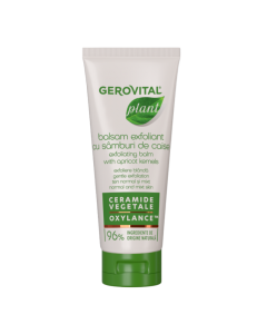 Balsam exfoliant cu samburi de caise pentru ten normal-mixt Plant, 100 ml, Gerovital