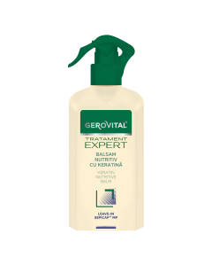 Balsam nutritiv leave-in cu keratina Tratament Expert, 150 ml, Gerovital